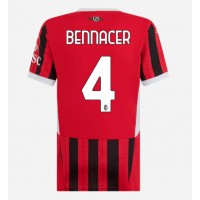 Camiseta AC Milan Ismael Bennacer #4 Primera Equipación para mujer 2024-25 manga corta